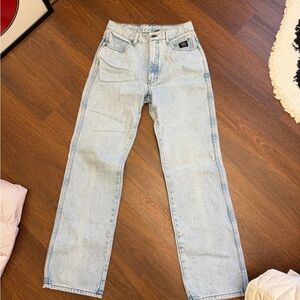 Harley-Davidson Light Blue Women's Straight Leg Jeans